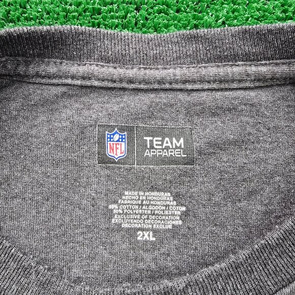Indianapolis Colts Mens Tshirt 2XL Gray Short Sleeve Logo NFL Football Sports - Picture 6 of 7